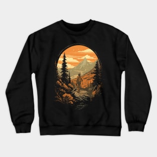 Trailblaze Your Way Through Nature - Hiking and Camping Crewneck Sweatshirt